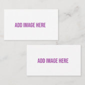 Creëer Uw eigen Visitekaartje (Voorkant / Achterkant)