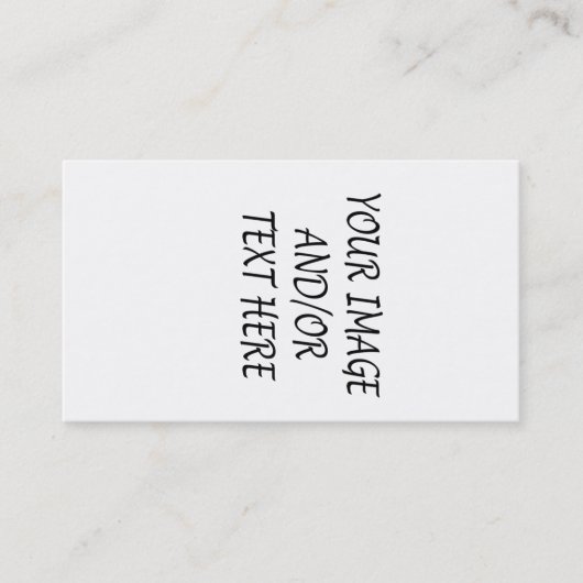 Creëer Uw eigen Visitekaartje verticaal (Voorkant)