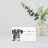 Creëer Uw eigen Visitekaartje voor Dog Training (Staand voorkant)