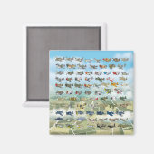 creëer uw eigen vliegtuigcaricatuur magneet (Voorkant / Achterkant)