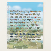 creëer uw eigen vliegtuigcaricatuur planner (Voorkant)