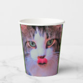 Creëer Uw Eigen Voeg 2 Foto's Custom Paper Cups Papieren Bekers (Achterkant)