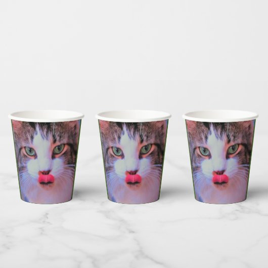 Creëer Uw Eigen Voeg 2 Foto's Custom Paper Cups Papieren Bekers (Multi)