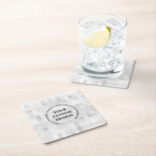 Creëer uw eigen, volledig aangepaste vierkante kartonnen onderzetter (Insitu)