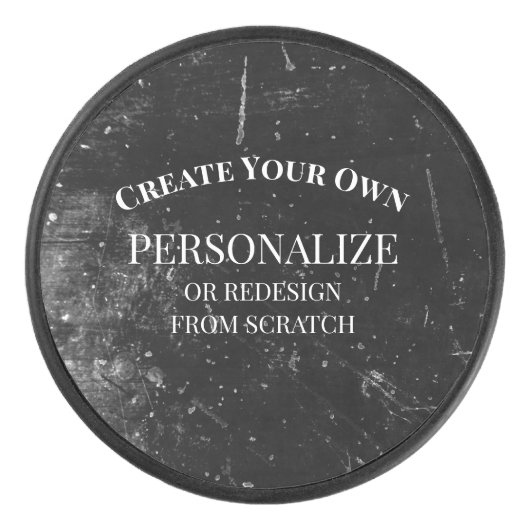 Creëer uw eigen volledig Gepersonaliseerd Hockey Puck (Voorkant)
