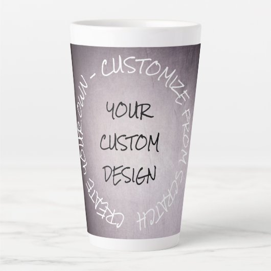 Creëer uw eigen volledig Gepersonaliseerd Latte Mok (Voorkant)