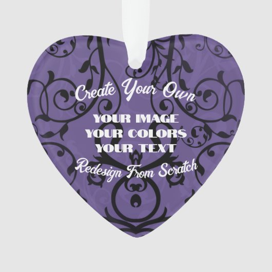 Creëer uw eigen volledig Gepersonaliseerd Ornament (voorkant)