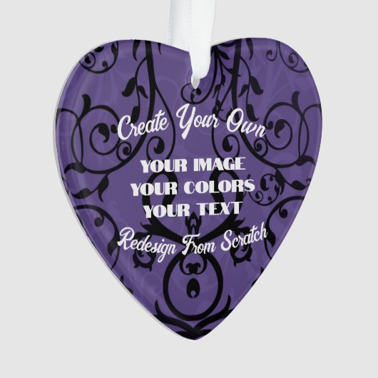 Creëer uw eigen volledig Gepersonaliseerd Ornament (voorkant)