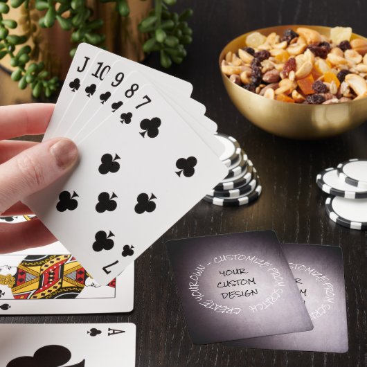Creëer uw eigen volledig Gepersonaliseerd Pokerkaarten (Insitu)