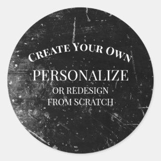 Creëer uw eigen volledig Gepersonaliseerd Ronde Sticker