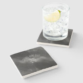 Creëer uw eigen volledig Gepersonaliseerd Stenen Onderzetter (Zijkant)