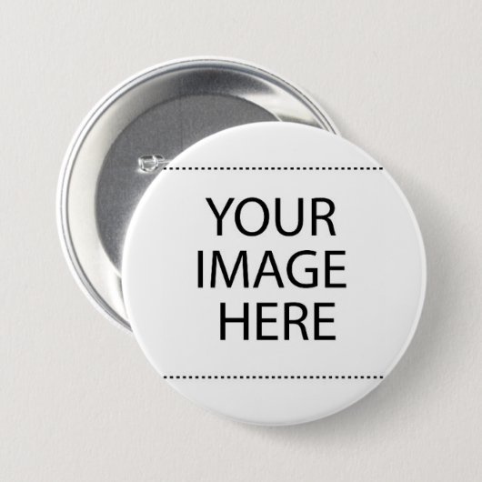 Creëer uw eigen, volledig  ronde button 7,6 cm (Voorkant /achterkant)