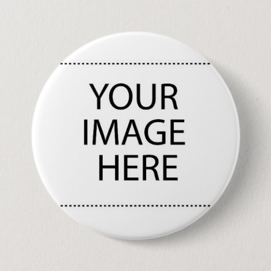 Creëer uw eigen, volledig  ronde button 7,6 cm (Voorkant)