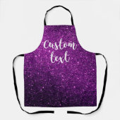 Creëer Uw eigen Vriendin voor glitter-mam Aangepas Schort (Voorkant)