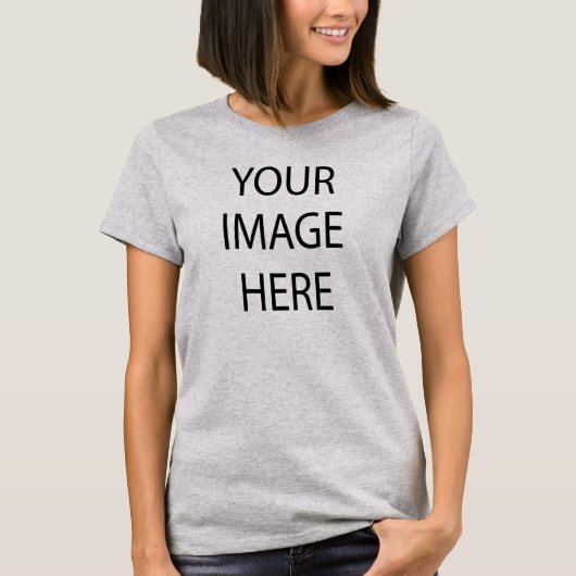 Creëer Uw eigen vrouwen Bella+Canvas Ringer T-Shir T-shirt (Voorkant)