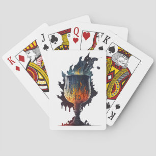 Creëer Uw eigen vuurkelk Pokerkaarten
