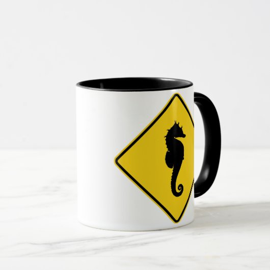 Creëer Uw eigen waarschuwingsteken Mok (Voorkant rechts)