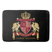 Creëer Uw eigen wapenschild Rood-Eagle Embleem Badmat (Voorkant)