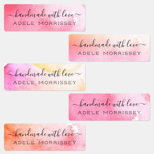 Creëer uw eigen Waterverf met liefde Labels (Groep)