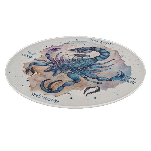 Creëer Uw eigen Waterverf Schorpioenaltaarbord Snijplank (Hoek)