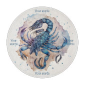 Creëer Uw eigen Waterverf Schorpioenaltaarbord Snijplank (Voorkant)