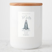 Creëer Uw eigen White Witch Apothecary Label Voedselcontainer Etiket (Voorkant)