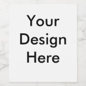 Creëer Uw eigen Wijn Etiket (Enkel label)