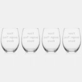 Creëer Uw eigen Wijnglas Zonder Voet (Achterkant)