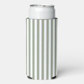 Creëer uw eigen wijze groen wit gestreept patroon (Seltzer Achterkant)