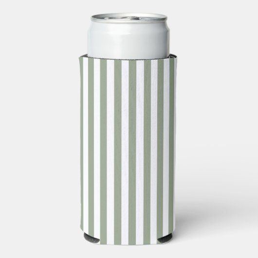 Creëer uw eigen wijze groen wit gestreept patroon (Seltzer Achterkant)