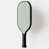 Creëer uw eigen wijze groen wit gestreept patroon pickleball paddle (Links)