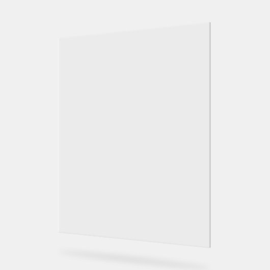 Creëer Uw eigen wit Acryl Bord (Hoek)