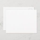 Creëer Uw eigen wit Briefkaart (Voorkant / Achterkant)