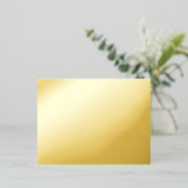 Creëer Uw eigen wit Folie Feestdagen Briefkaart (Staand Voorkant)