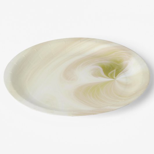 Creëer Uw Eigen Wit Licht Swirls - Geel Papieren Bordje (Gekanteld)