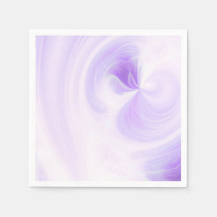Creëer Uw Eigen Wit Licht Swirls - Paarse Servet