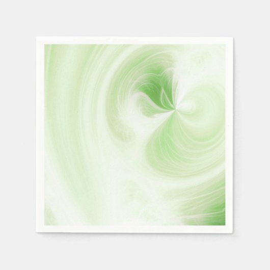 Creëer Uw eigen wit licht wervelt - Lime Green Servet (Voorkant)