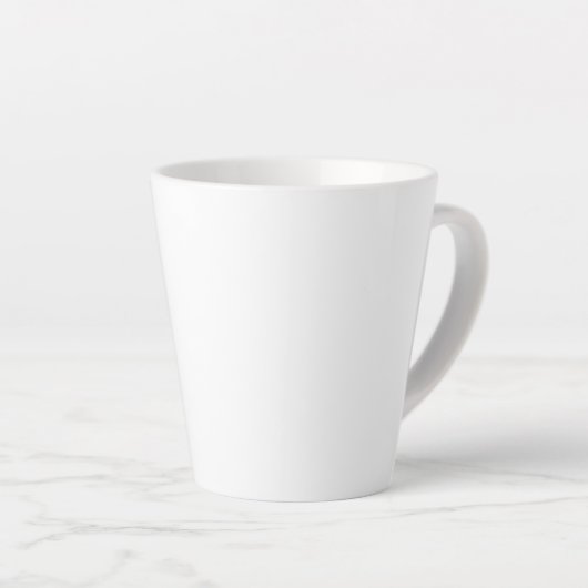 Creëer uw eigen witte aangepaste latte Mok (Rechterhoek)