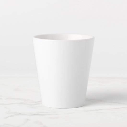 Creëer uw eigen witte aangepaste latte Mok (Voorkant)