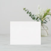 Creëer uw eigen witte gewoonte folie uitnodiging briefkaart (Staand Voorkant)