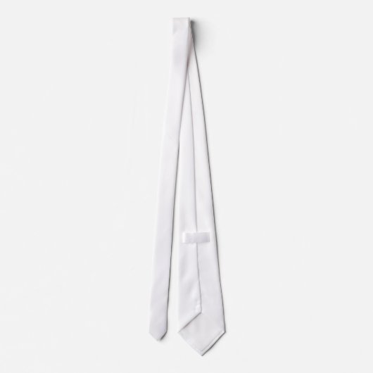 Creëer uw eigen witte gewoonte stropdas (Achterkant)