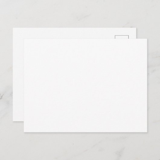 Creëer uw eigen witte gewoonte uitnodiging briefkaart (Voorkant / Achterkant)