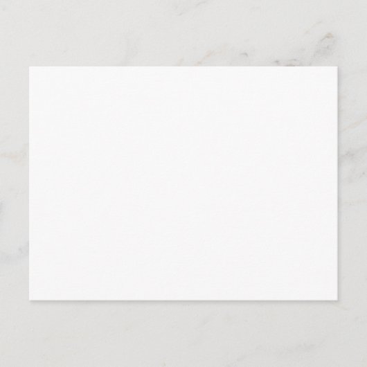 Creëer uw eigen witte gewoonte uitnodiging briefkaart (Voorkant)