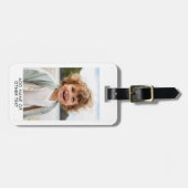 Creëer Uw eigen witte rand met één fotogalerie Bagagelabel (Voorkant horizontaal)