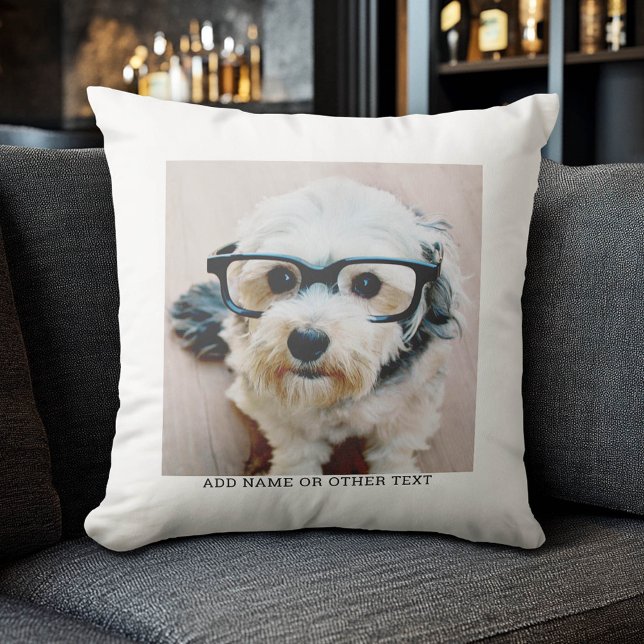 Creëer Uw eigen witte rand met één fotogalerie Kussen (Custom Photo Collage Pillow)