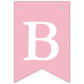 Creëer Uw eigen witte, roze achtergrond Vlaggetjes (Tweede vlag)