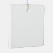 Creëer uw eigen witte vaste gewoonte keramisch ornament (Rechts)