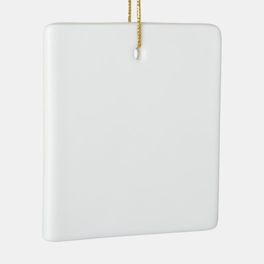 Creëer uw eigen witte vaste gewoonte keramisch ornament (Rechts)