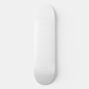 Creëer uw eigen witte vaste gewoonte skateboard