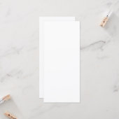 Creëer Uw eigen witte verjaardagskaarten Kaart (Voorkant / Achterkant in situ)